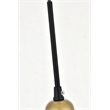 Living District Histoire 3 Light Brass and Black Pendant