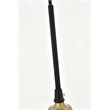 Living District Etude 3 Light Brass and Black Pendant