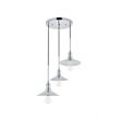 Living District Etude 3 Light Chrome Pendant