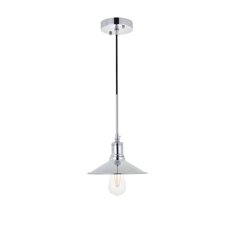 Living District Etude 1 Light Chrome Pendant