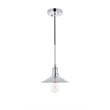 Living District Etude 1 Light Chrome Pendant