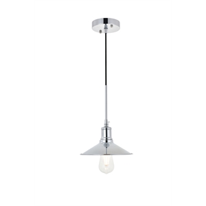 Living District Etude 1 Light Chrome Pendant