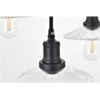 Living District Waltz 3 Light Black Pendant