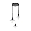 Living District Waltz 3 Light Black Pendant