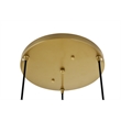 Living District Waltz 3 Light Brass Pendant