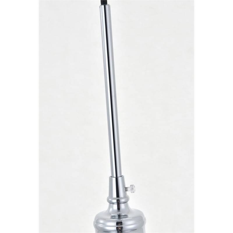 Living District Waltz 5 Light Chrome Pendant
