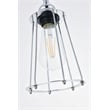 Living District Auspice 3 Light Chrome Pendant