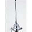 Living District Auspice 1 Light Chrome Pendant