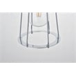 Living District Auspice 1 Light Chrome Pendant
