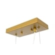 Living District Taylor 3 Light Brass Pendant