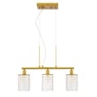 Living District Taylor 3 Light Brass Pendant