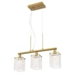 Living District Taylor 3 Light Brass Pendant