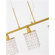 Living District Taylor 3 Light Brass Pendant