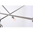 Living District Axel 6 Lights Polished Nickel Pendant