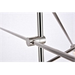 Living District Axel 6 Lights Polished Nickel Pendant