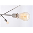 Living District Axel 6 Lights Polished Nickel Pendant