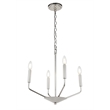 Living District Enzo 4 Light Chrome Pendant