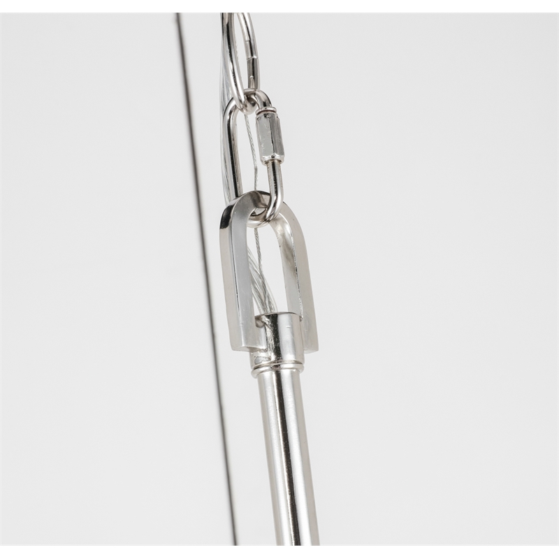 Living District Enzo 4 Light Chrome Pendant