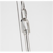 Living District Enzo 4 Light Chrome Pendant