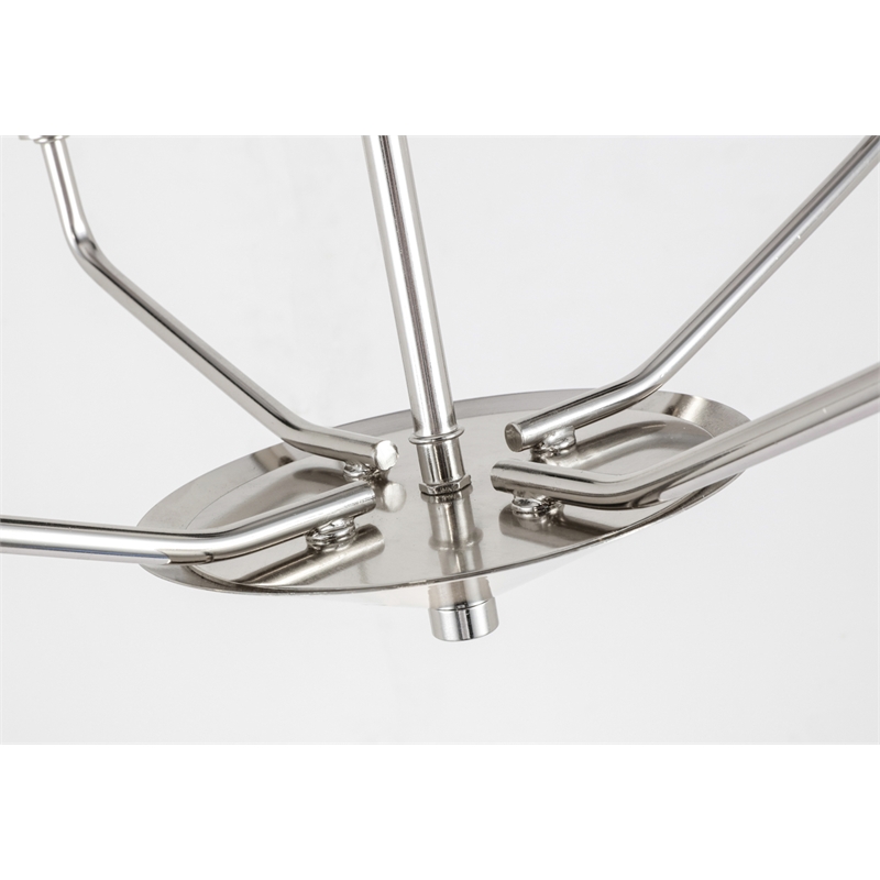 Living District Enzo 4 Light Chrome Pendant