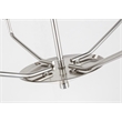 Living District Enzo 4 Light Chrome Pendant