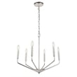 Living District Enzo 6 Light Chrome Pendant