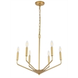 Living District Enzo 6 Light Brass Pendant