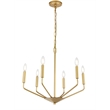 Living District Enzo 6 Light Brass Pendant