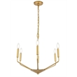 Living District Enzo 6 Light Brass Pendant