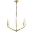 Living District Enzo 6 Light Brass Pendant