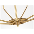 Living District Enzo 6 Light Brass Pendant