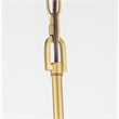 Living District Enzo 6 Light Brass Pendant