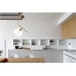 Living District Ryland 1 Light Brass and Clear Glass Pendant