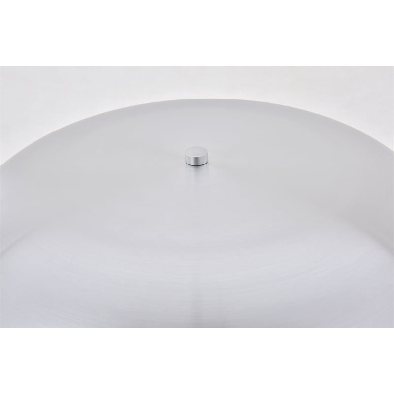 Living District Exemplar 1 Light Brushed Nickel Floor Lamp