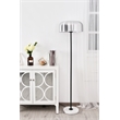 Living District Exemplar 1 Light Brushed Nickel Floor Lamp