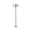 Living District Exemplar 1 Light Brushed Nickel Floor Lamp