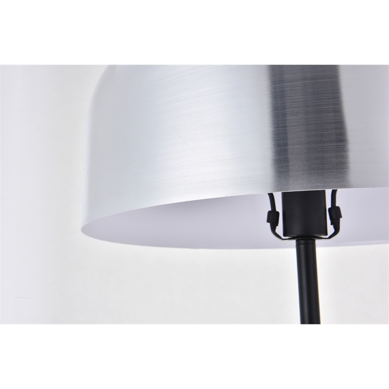 Living District Exemplar 1 Light Brushed Nickel Floor Lamp