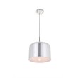 Living District Etude 1 Light Brushed Nickel Pendant