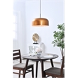Living District Etude 1 Light Satin Gold Pendant
