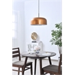 Living District Etude 1 Light Satin Gold Pendant