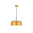 Living District Etude 1 Light Satin Gold Pendant