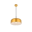Living District Etude 1 Light Satin Gold Pendant