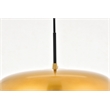 Living District Etude 1 Light Satin Gold Pendant