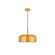 Living District Etude 1 Light Satin Gold Pendant