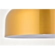 Living District Etude 1 Light Satin Gold and Black Pendant