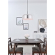 Living District Etude 1 Light Brushed Nickel Pendant
