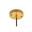 Living District Etude 1 Light Satin Gold Pendant