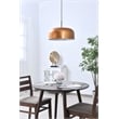 Living District Etude 1 Light Satin Gold Pendant