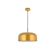 Living District Etude 1 Light Satin Gold Pendant