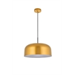 Living District Etude 1 Light Satin Gold Pendant